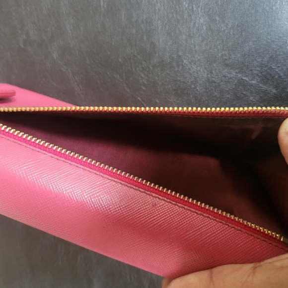 Prada Saffiano Continental Flap Long Wallet - Picture 9 of 11
